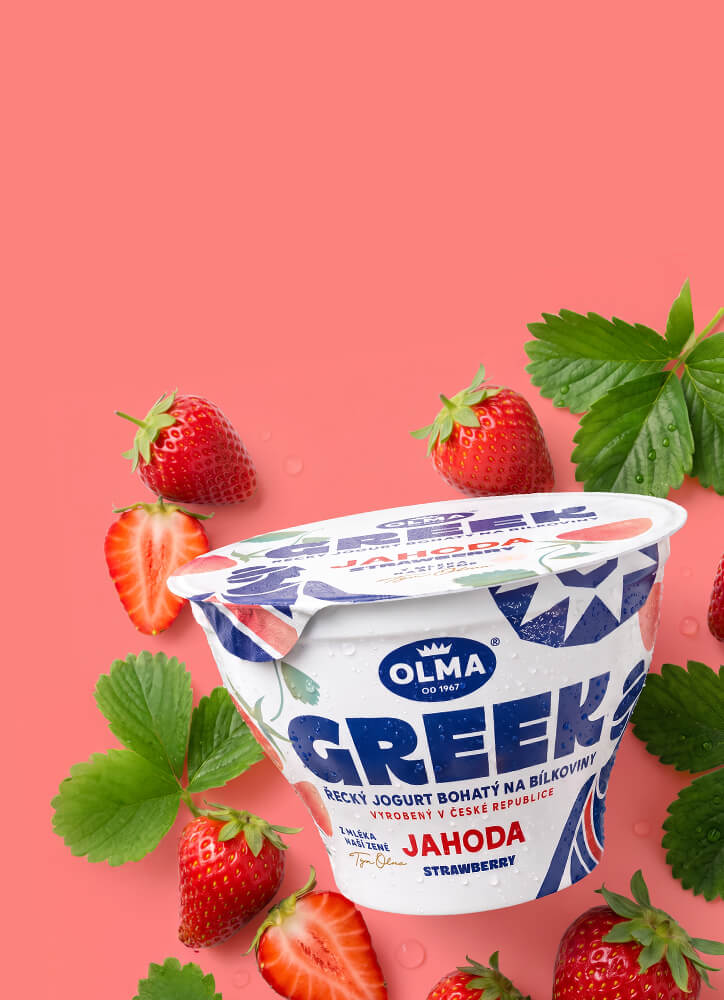 Řecký jogurt jahoda