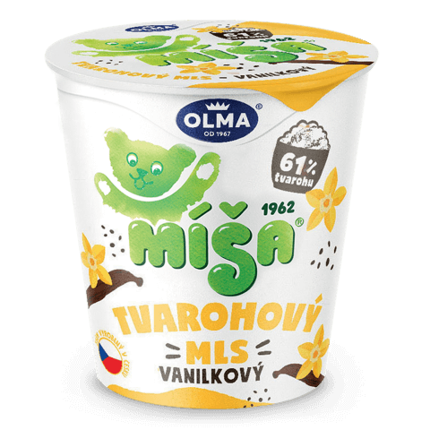 MÍŠA - Tvarohový mls vanilkový