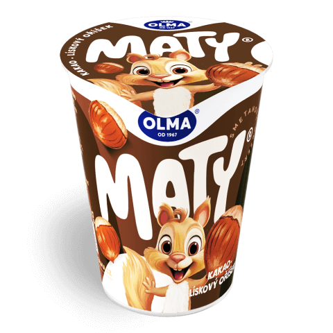 Olmíci Maty Smetanový s oříšky