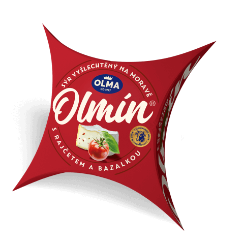 Olmín Rajče a bazalka